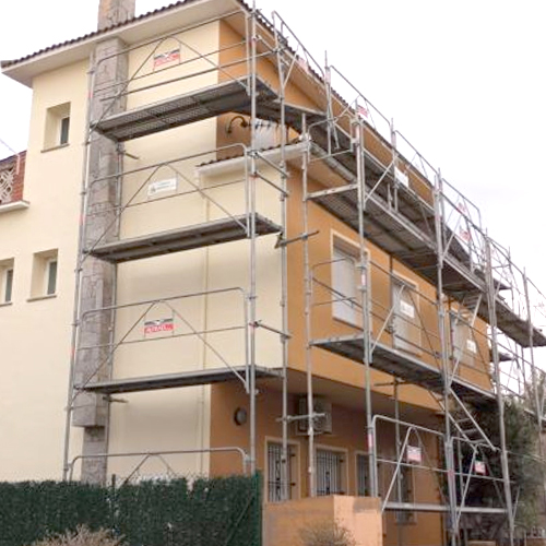 Pintat de façanes a Girona